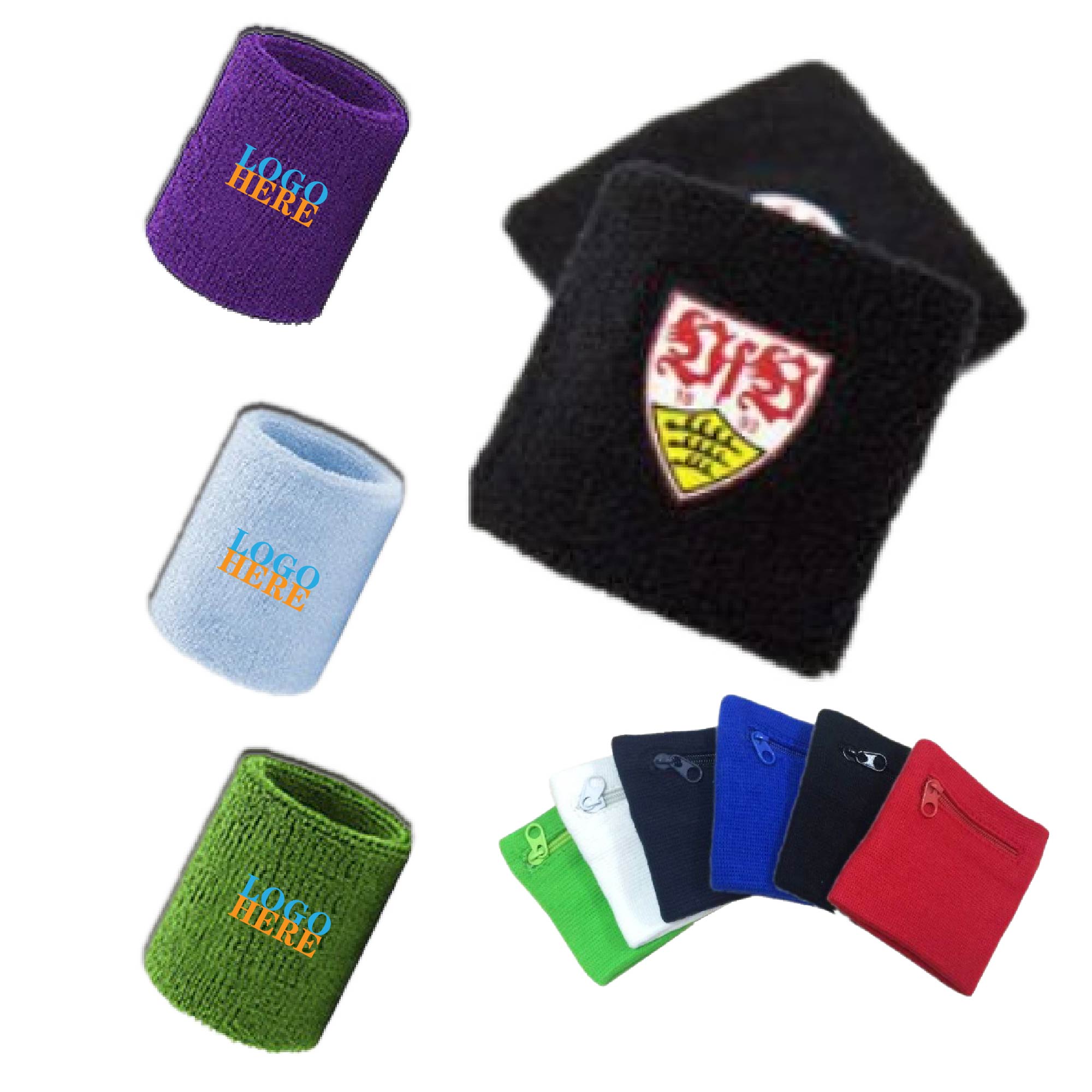 Full Color Wrist Wallet Pouch with Zipper 2