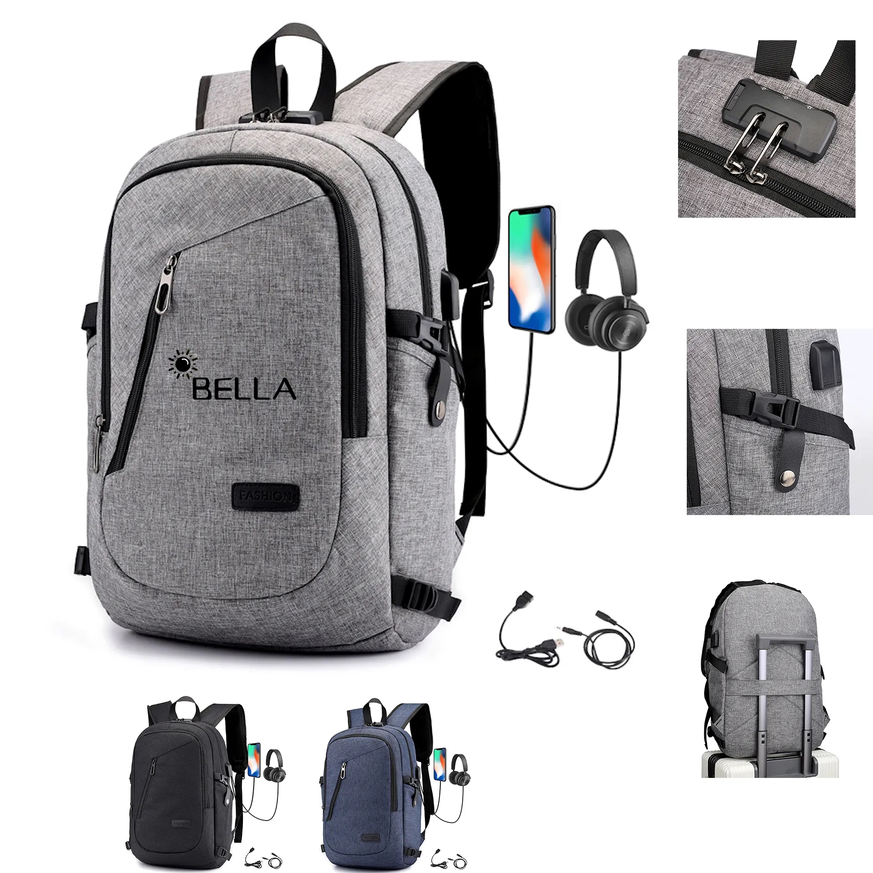 15.6-Inch Anti-Theft Business Backpack 3