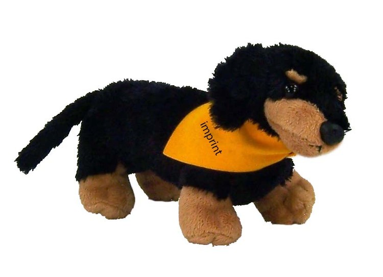 8" Vienna Dachshund with Bandana and One Color Imprint 2