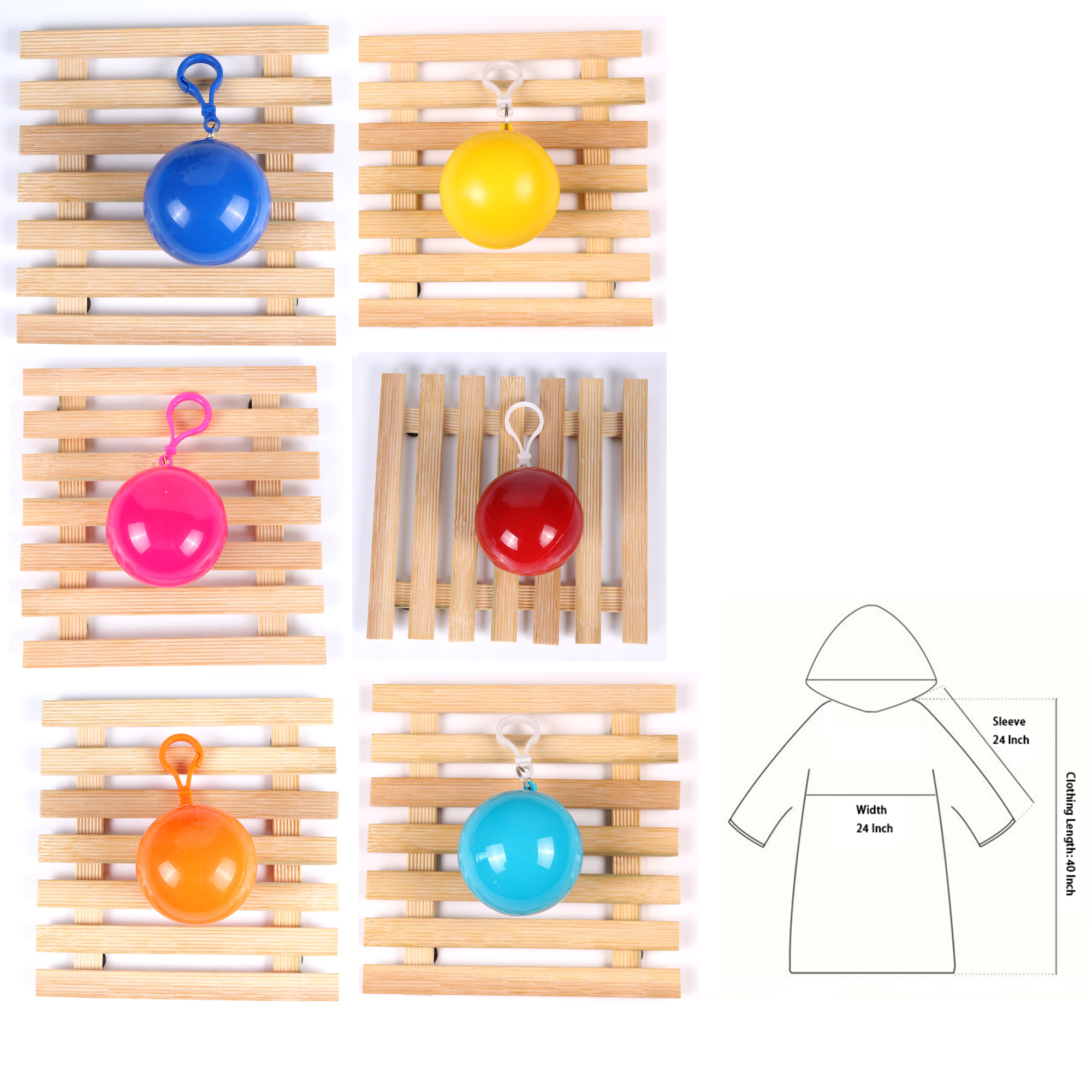 Disposable Raincoat Ball for Adults 2