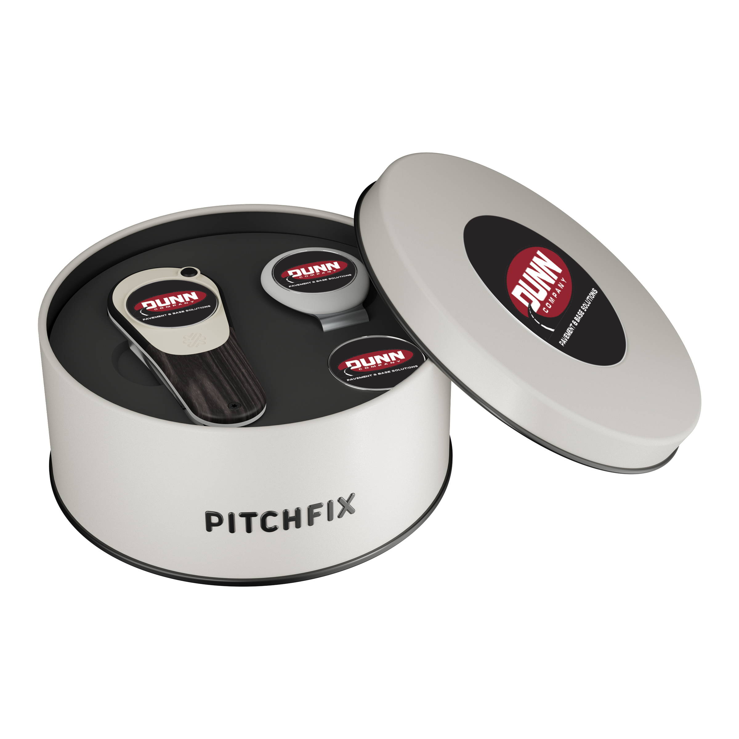 Pitchfix Woodie Golf Divot Tool Deluxe Gift Set w/ Hat Clip 10