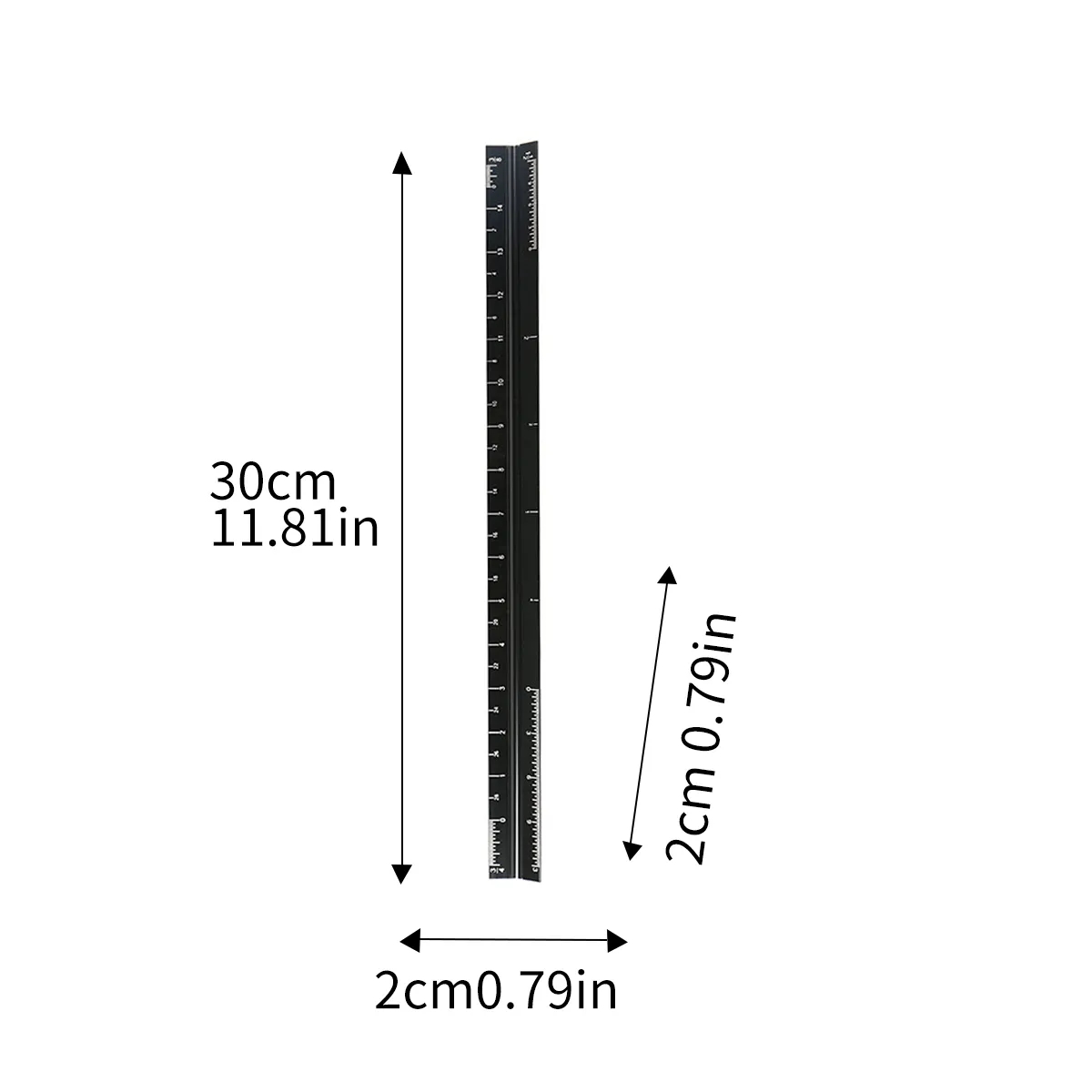 Aluminum Triangular Architectural Scale Ruler 6