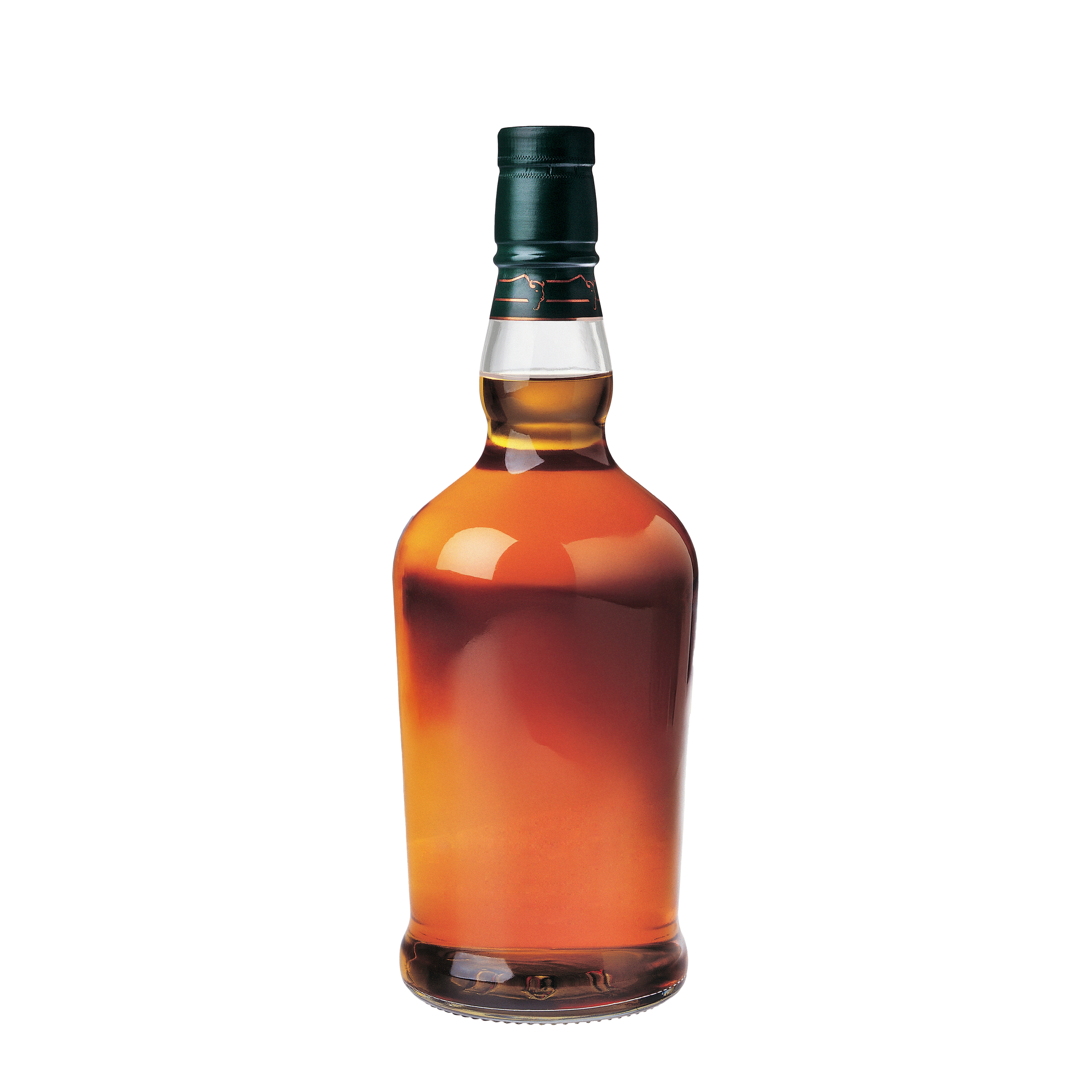 Etched Buffalo Trace Bourbon Liquor Bottle 8