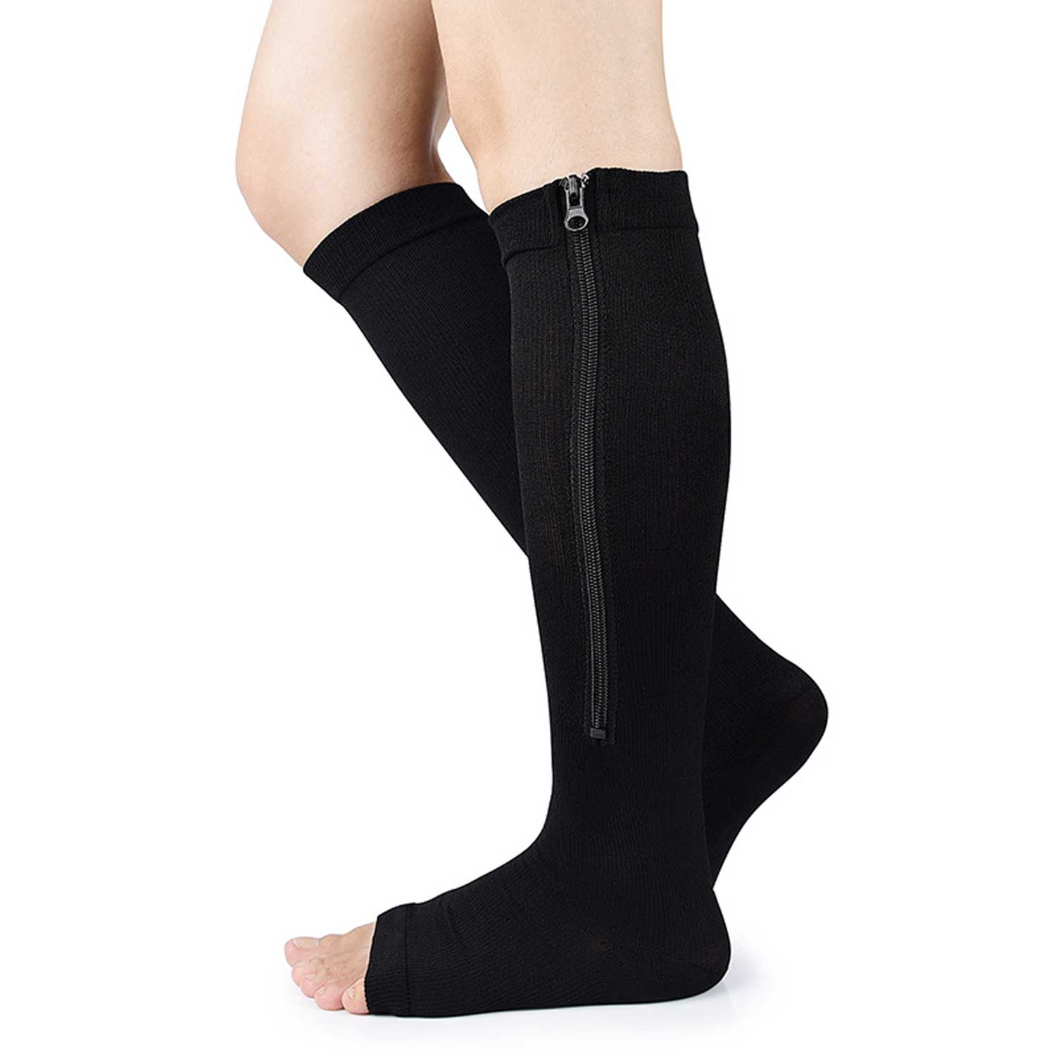 Zip-Up Compression Legwear 11