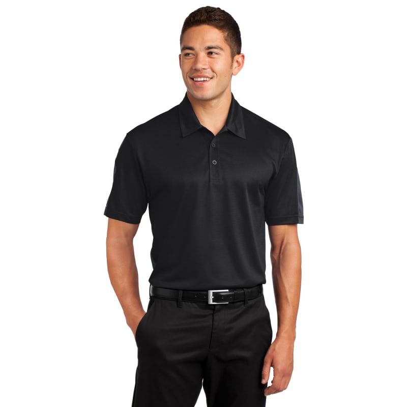Sport-Tek PosiCharge Active Textured Colorblock Polo. 22