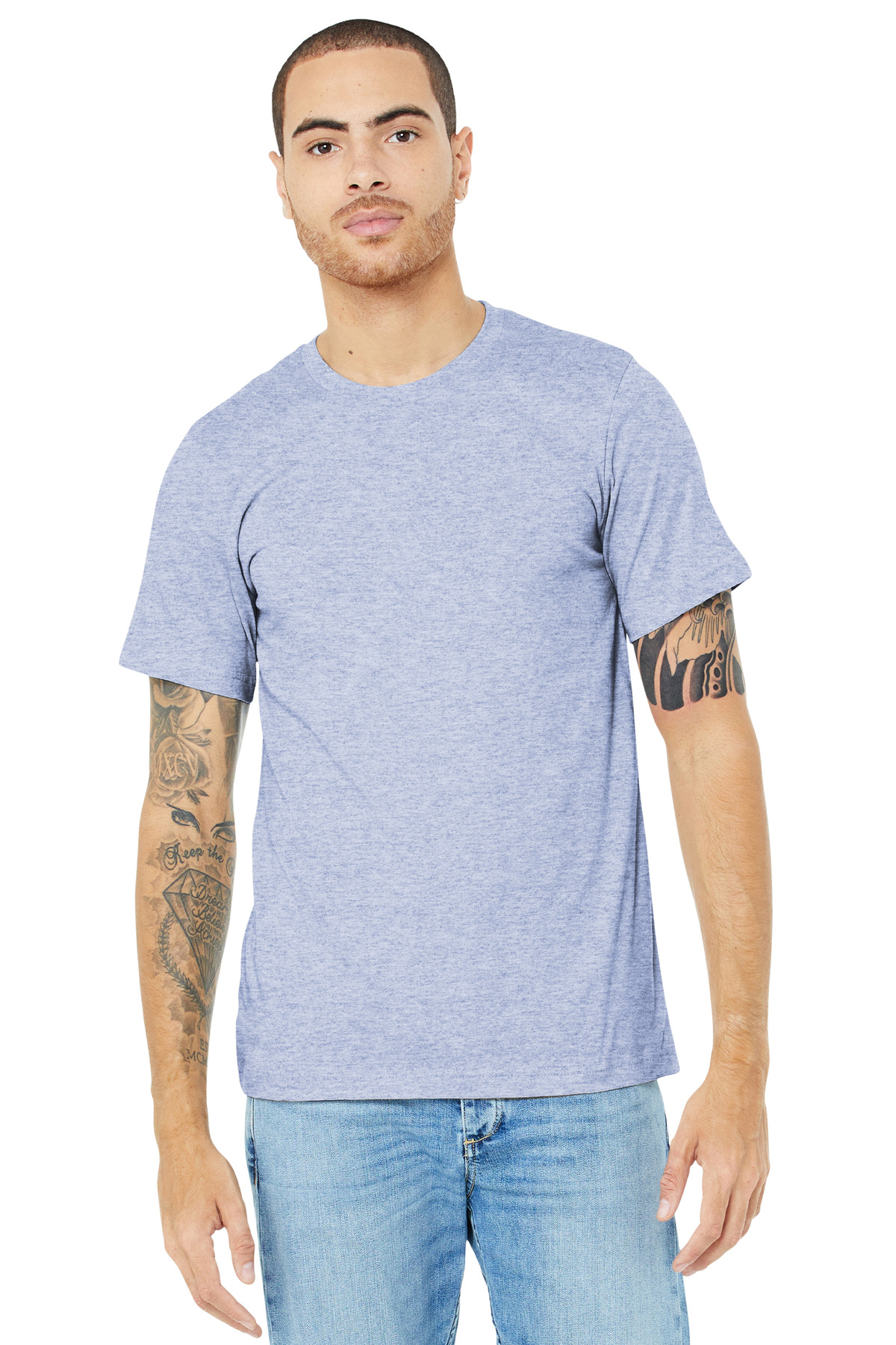 BELLA+CANVAS Unisex Heather CVC Short Sleeve Tee. BC3001CVC 467