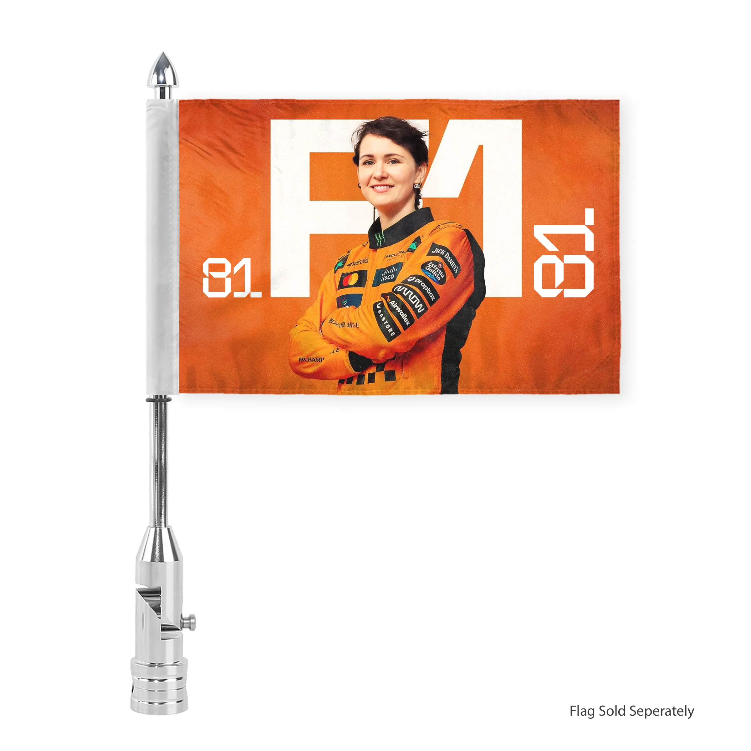12.5" Premium Motorcycle Poles 4