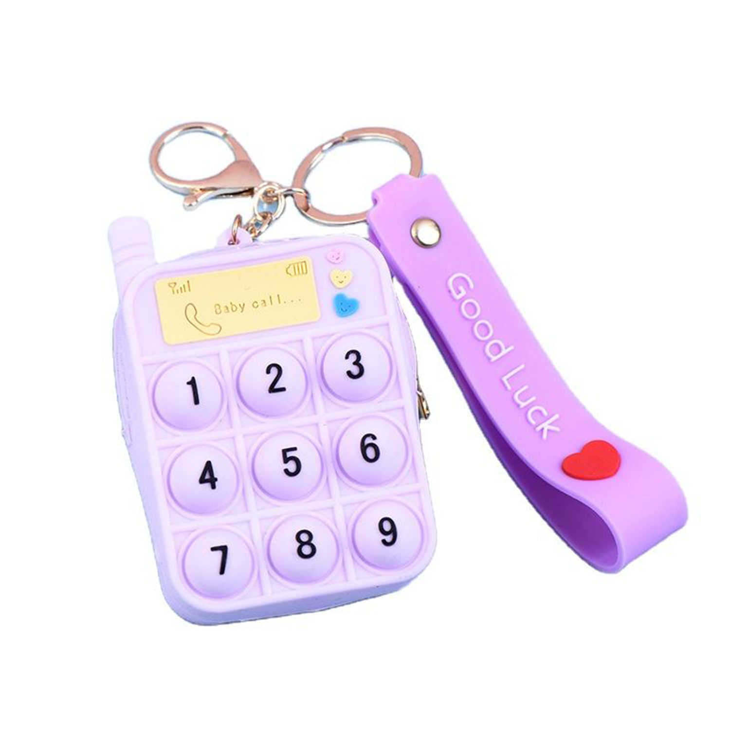 Calculator Shape Push Pop Bubble CoinPurse Fidget Toy 6