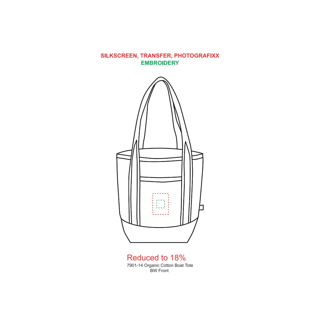 14oz Organic Cotton Tote 49