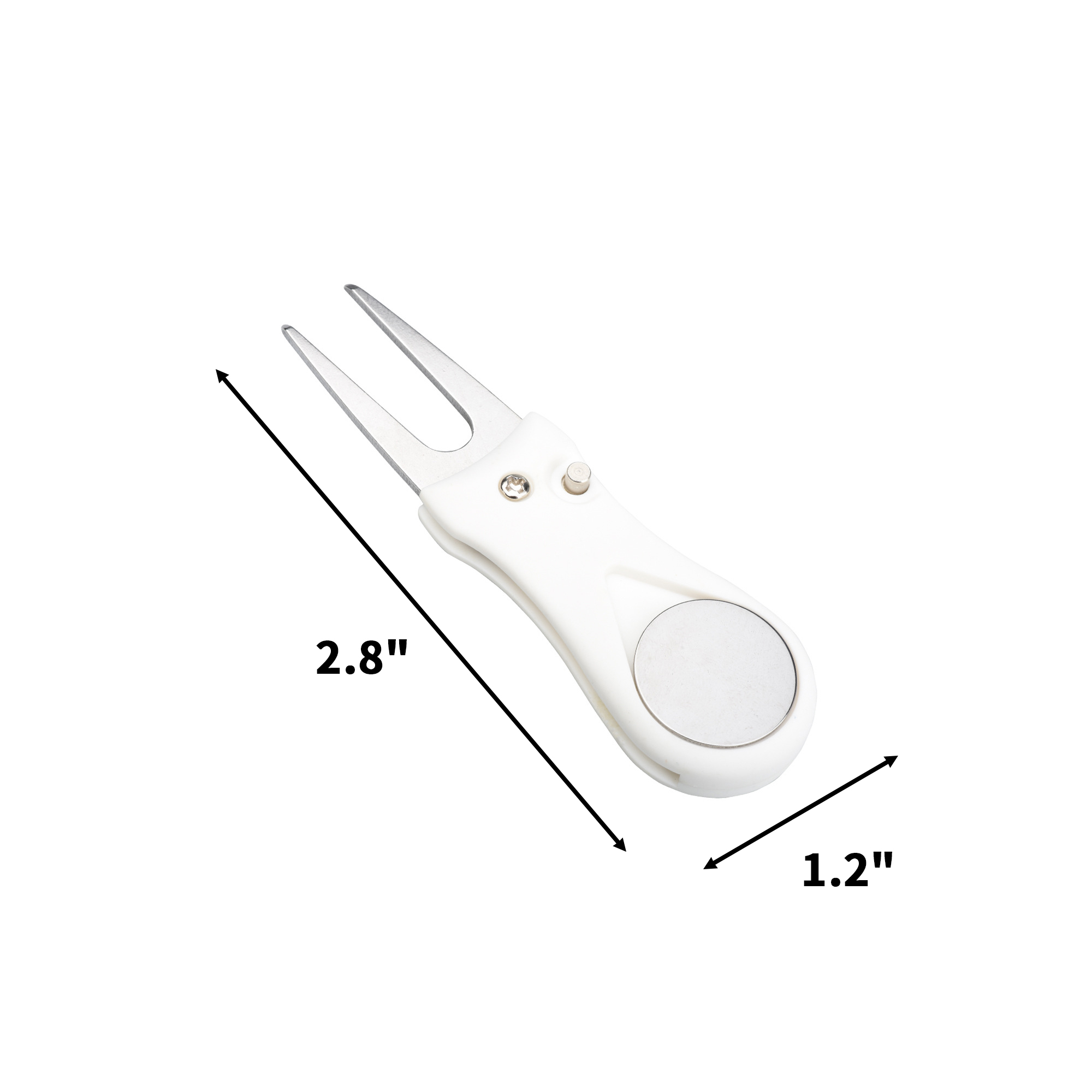 Foldable Golf Divot Repair Tool With Dome Label 11