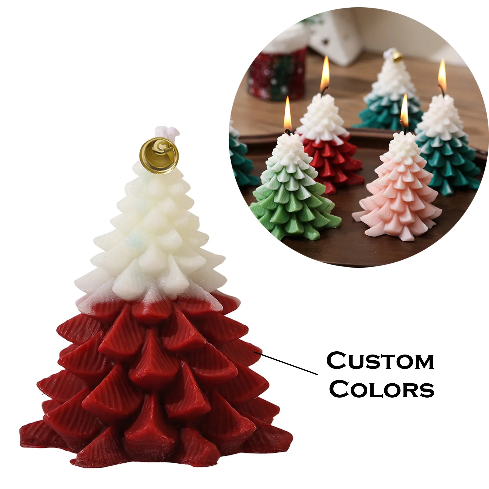 Custom Christmas Tree Scented Candle 2