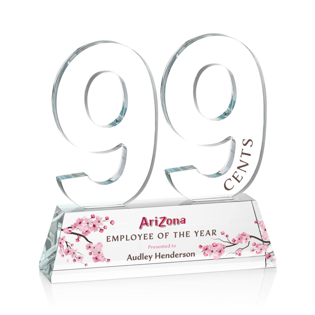 Milestone Optical VividPrint™ Award - Clear 3