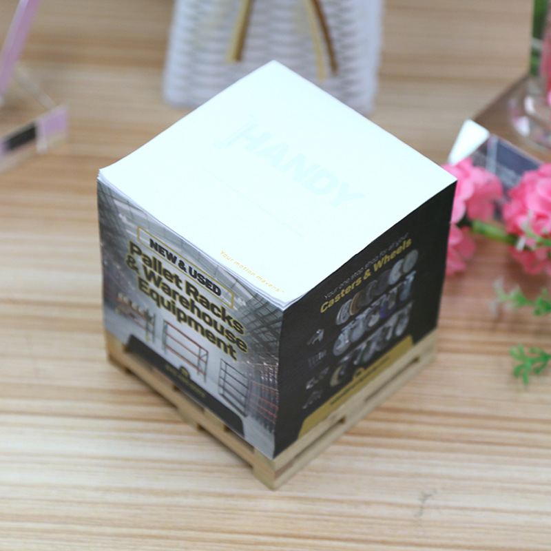 Wooden pallet Sticky Notes Cube 2