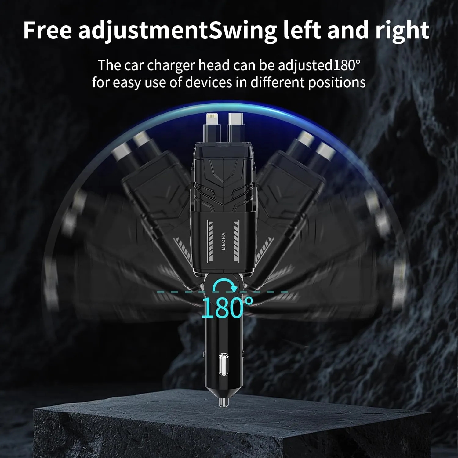 4-in-1 Fast Charge Car Charger Adapter 7