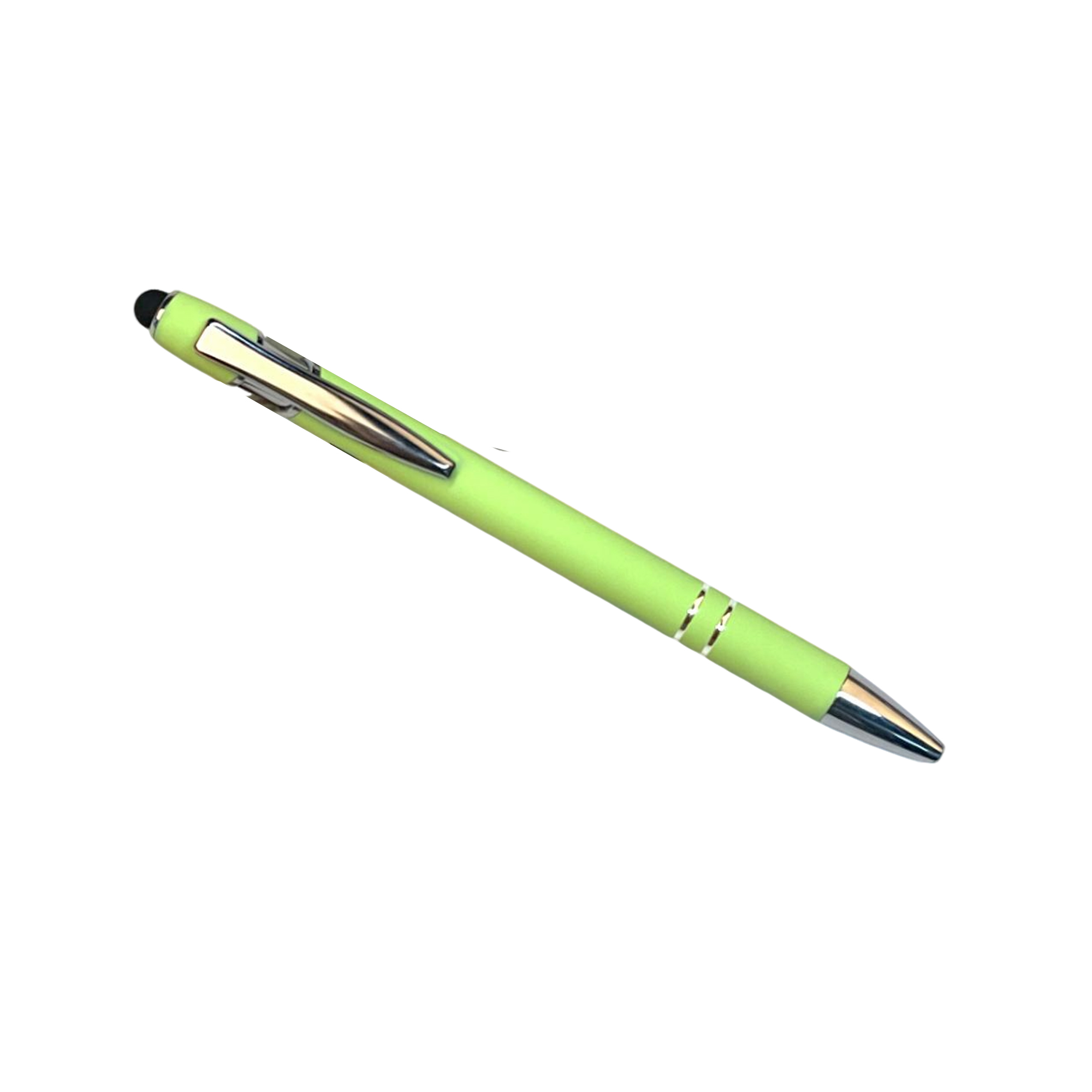Metal Stylus Ballpoint Pen Dual Tip Click Action 25