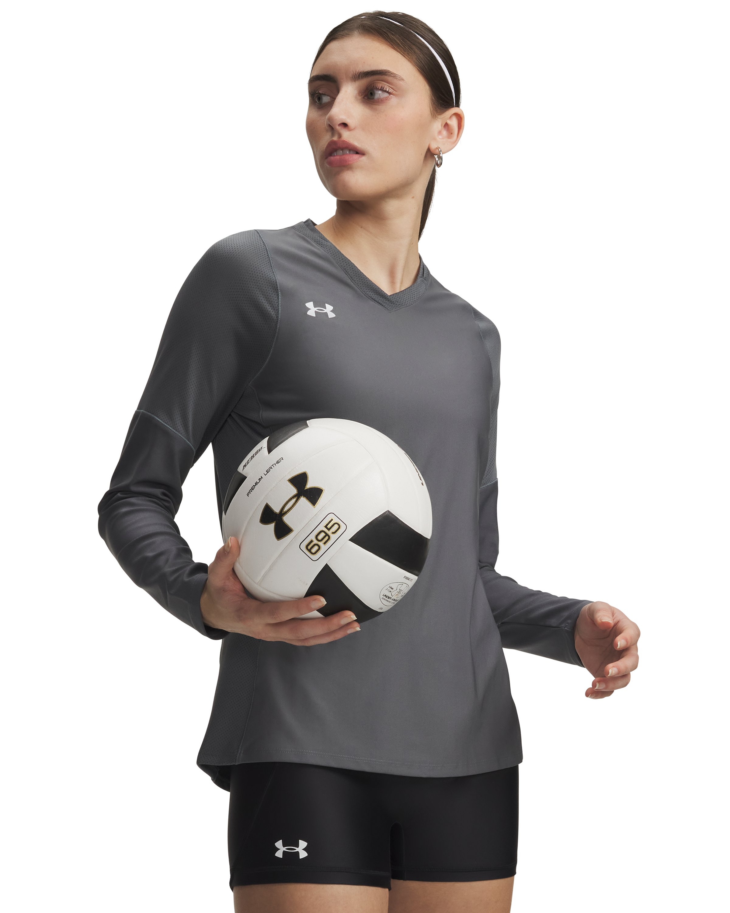 UA Powerhouse 2.0 Women's Volleyball Long Sleeve Jersey 17