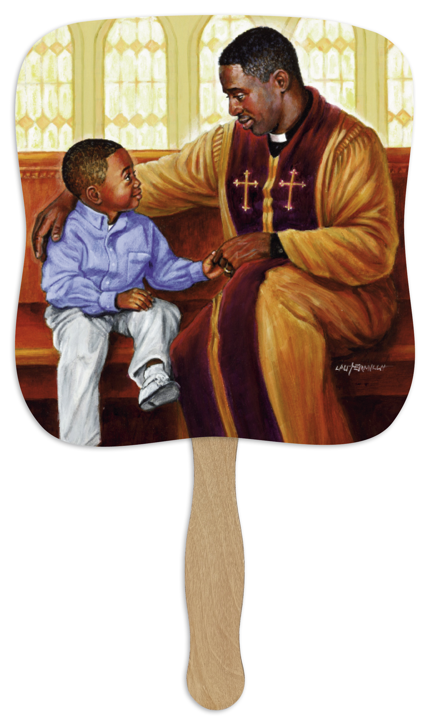 Skinner & Kennedy® Spiritual Guidance - Pictorial Fan 7