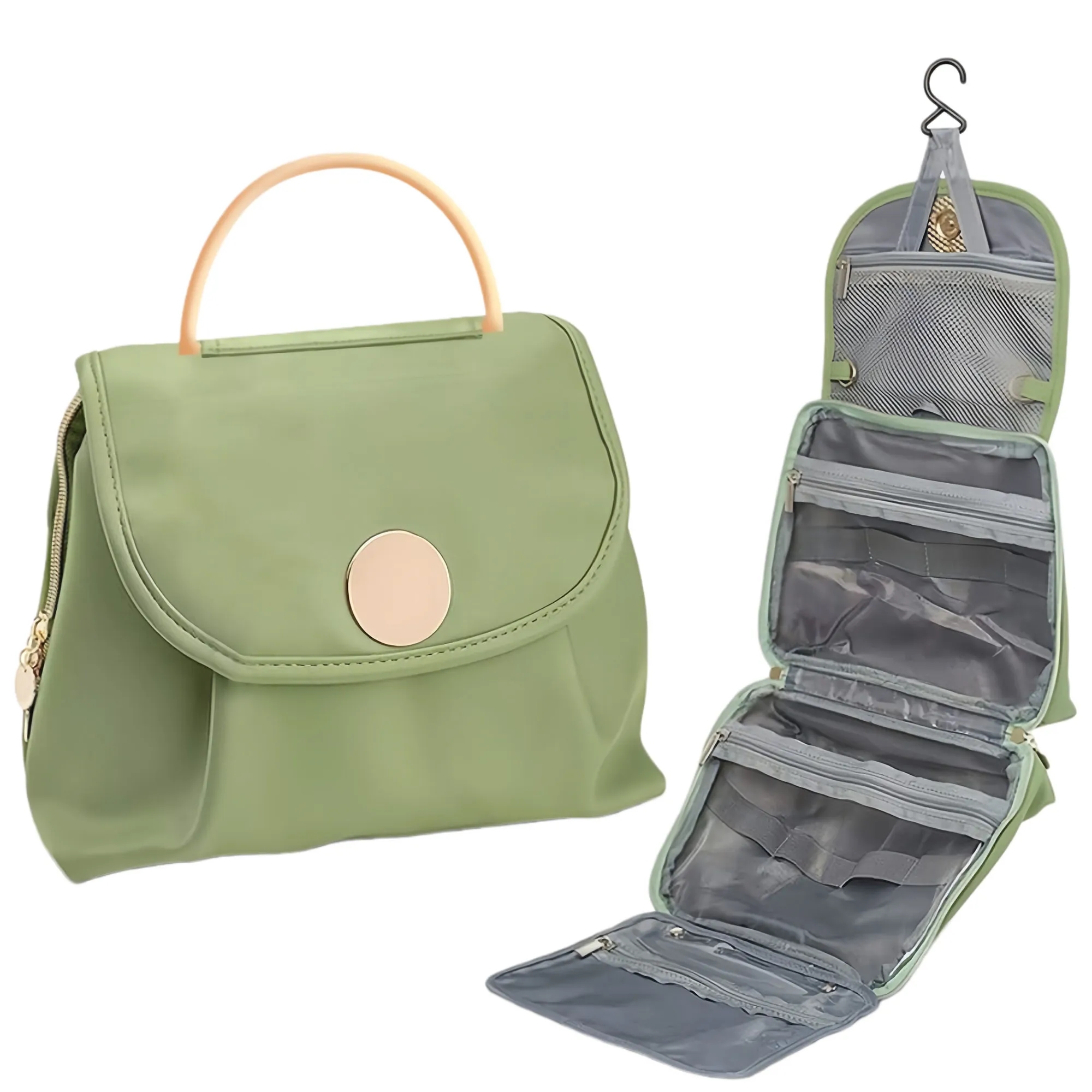 Multi-Functional Waterproof Hanging Toiletry Cosmetic Bag 5