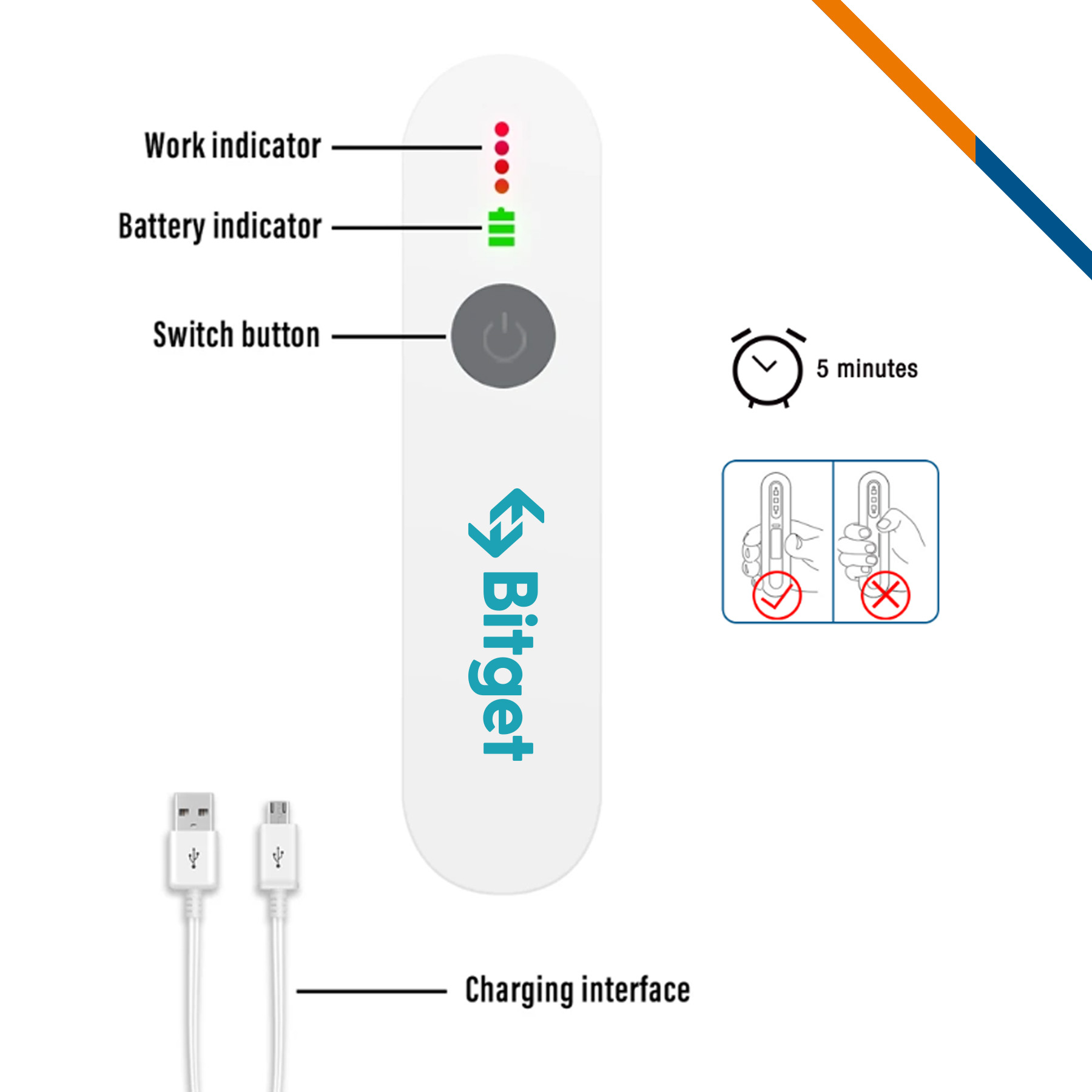 Smart UVC Sterilizer - 400 mAh 3