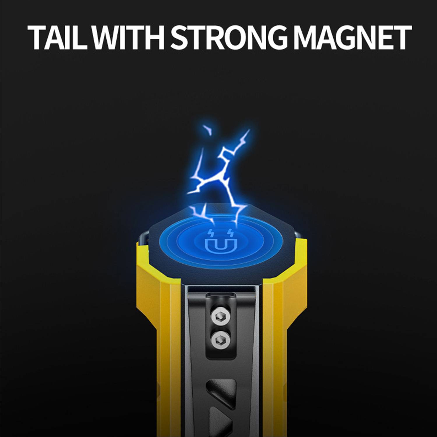 COB Adjustable Flashlight – Magnetic Base & Hanging Hook 12