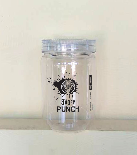 16oz. Plastic Mason Jar with Straw 3