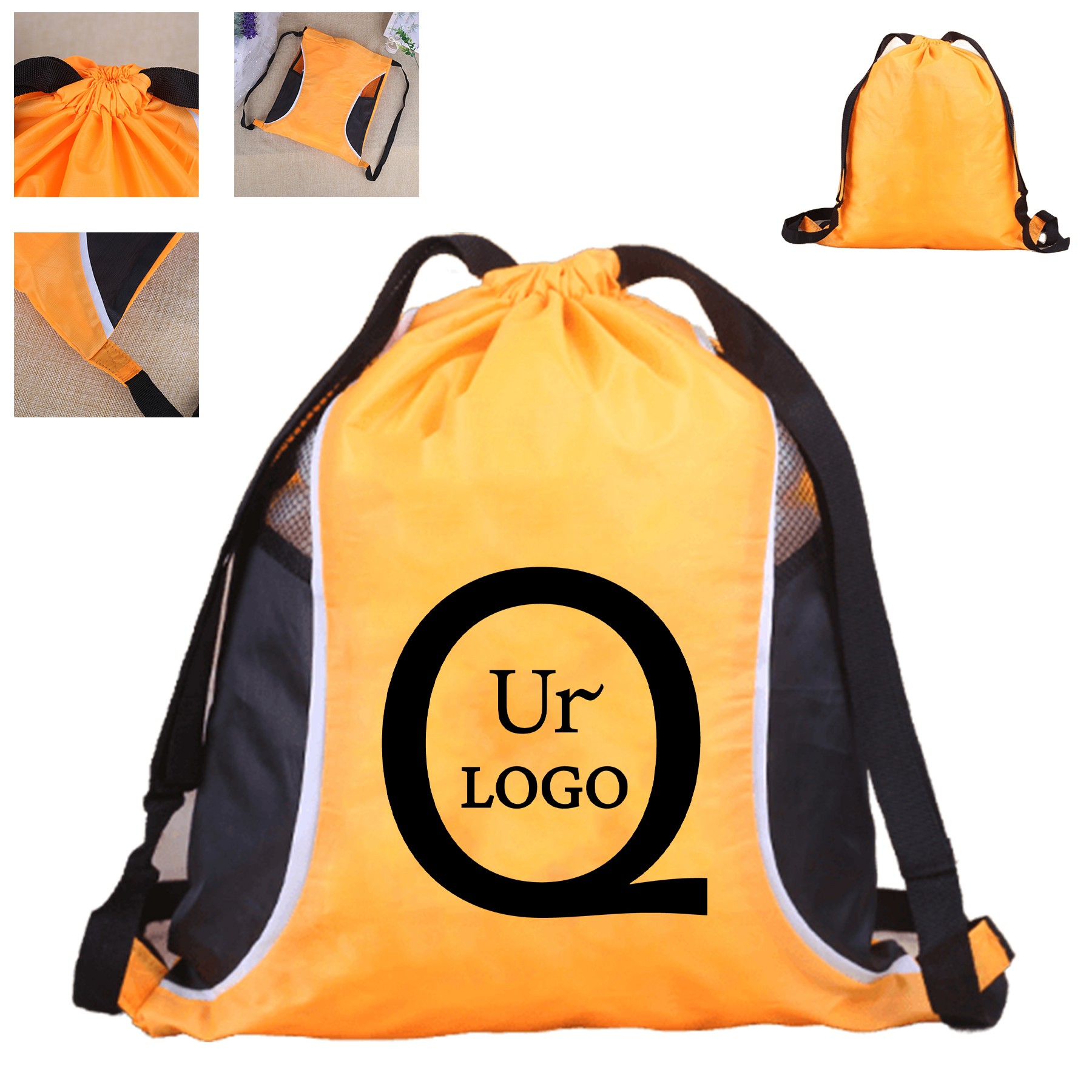 13.39X15.75 Inch Terylene Drawstring Backpack