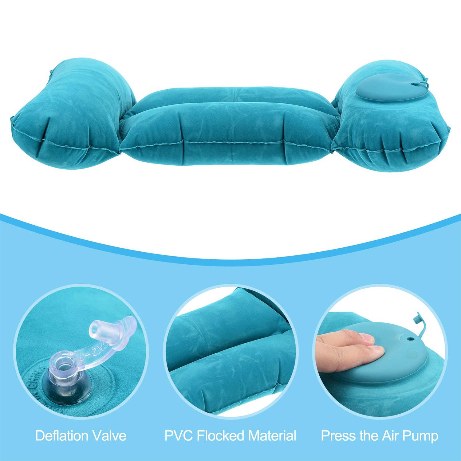 Inflatable Travel Pillow Lumbar Support 7