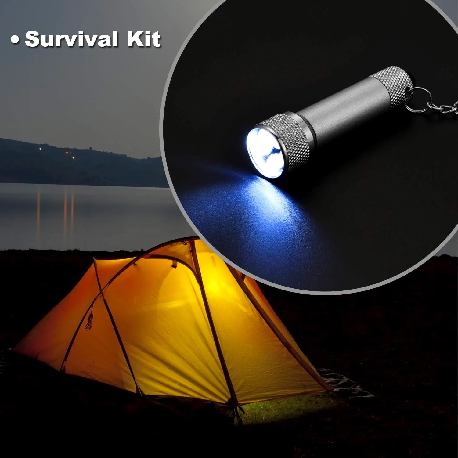 3 LED Aluminum Keychain 1