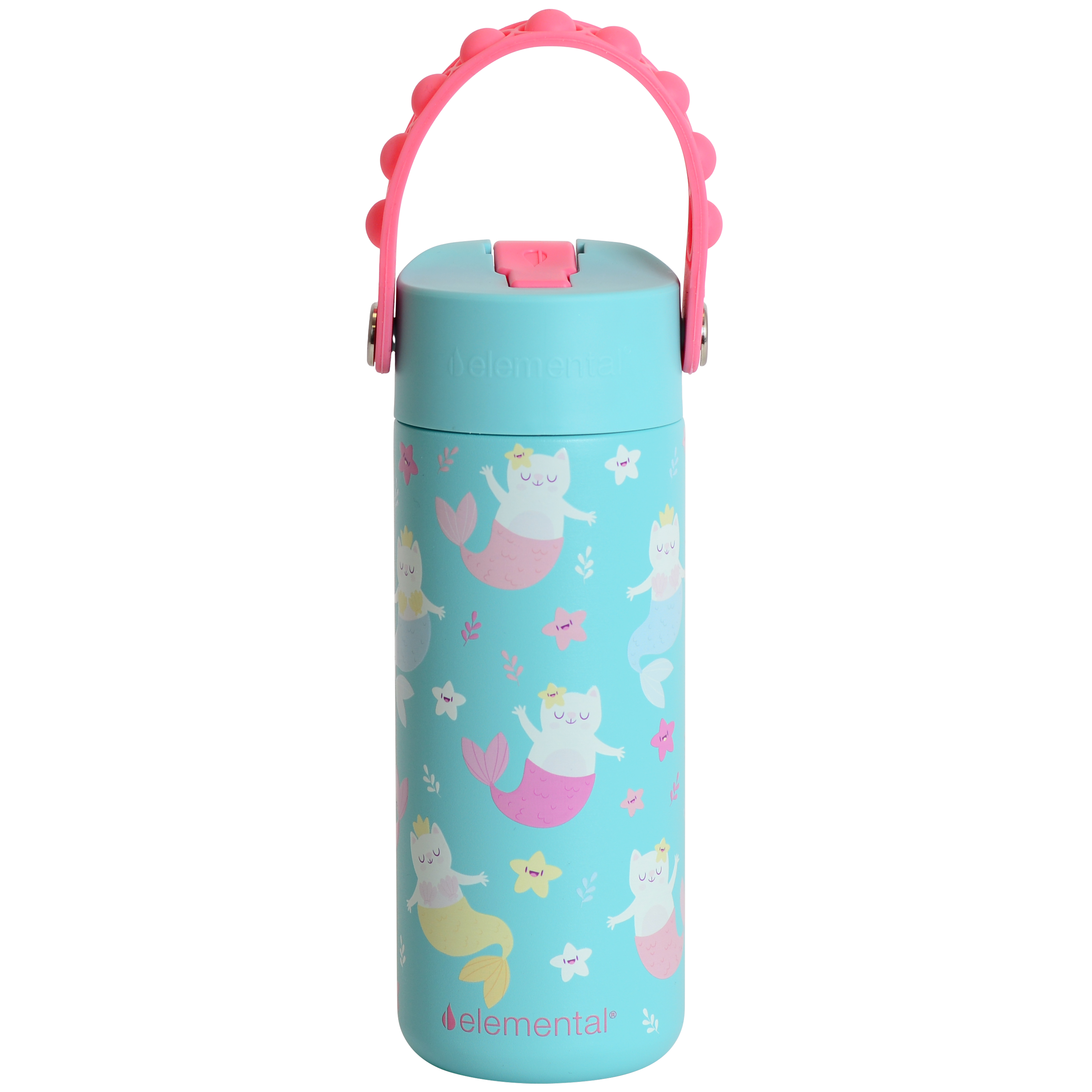 Elemental® Core Series 18oz Pop Fidget Stainless Steel Water Bottle - Vacuum Insulated - BPA-Free 51
