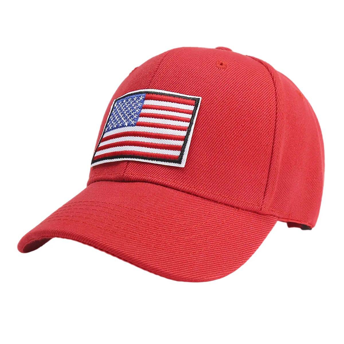 Adjustable American Flag Cap for Outdoor Wear 12