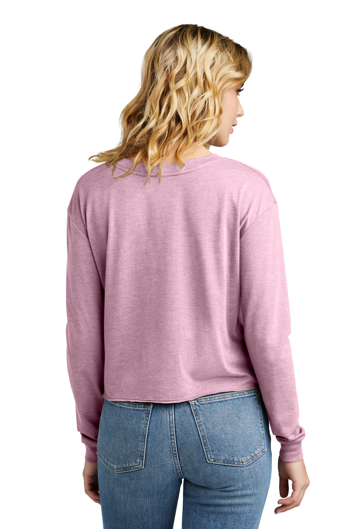 District Women's Perfect Tri Midi Long Sleeve Tee DT141 1