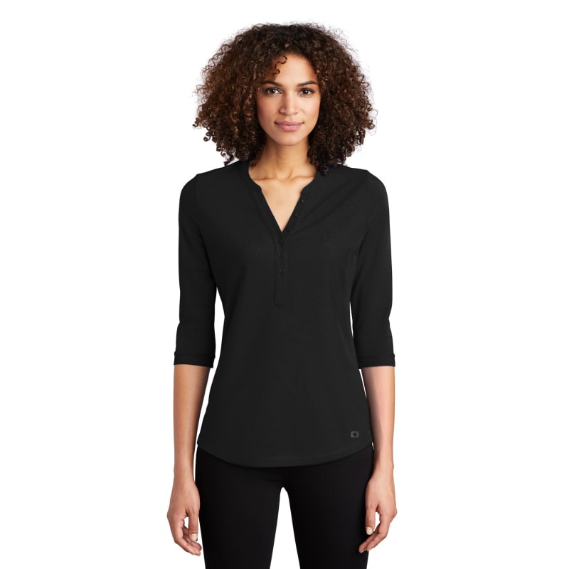OGIO Women's Jewel Henley 9