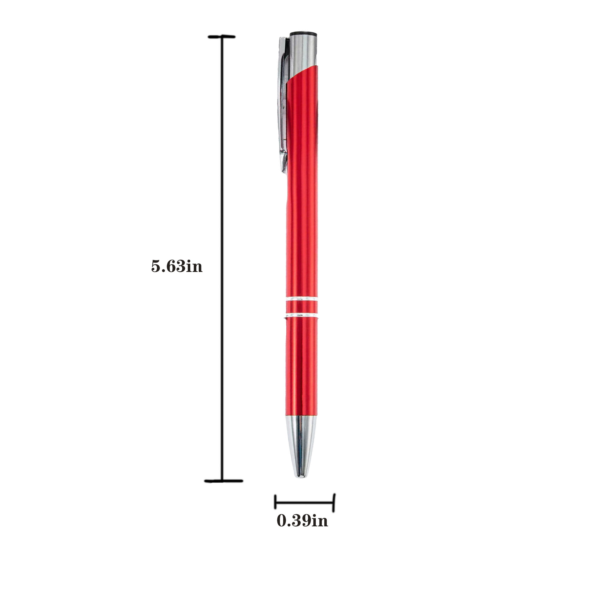 Slant-Tip Aluminum Ballpoint Pen 3