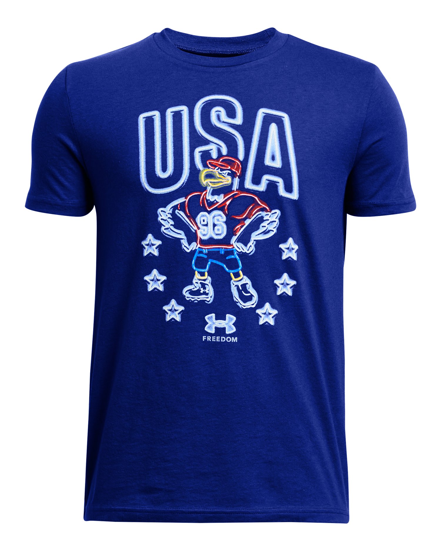 UA Freedom Energy Graphic Boys' Short Sleeve, custom youth shirt with logo imprint 2