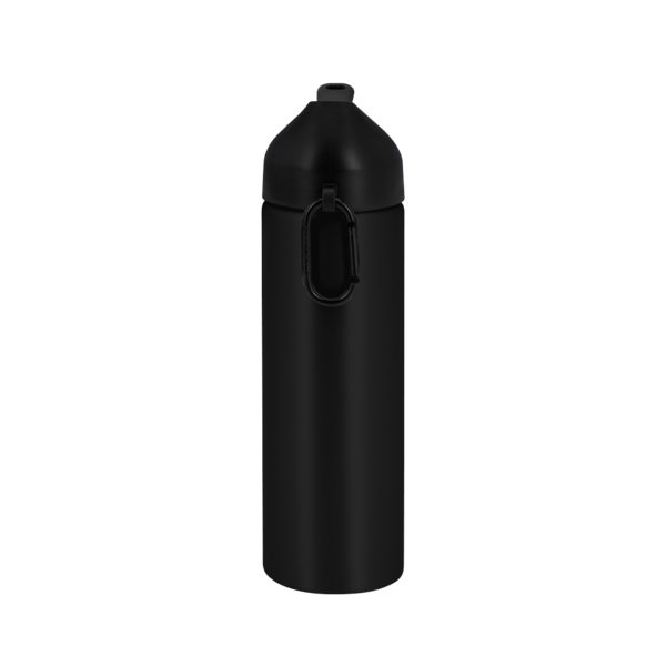EasyFlow Recycled Aluminum Bottle w Straw Lid, custom water bottle with logo imprint 244