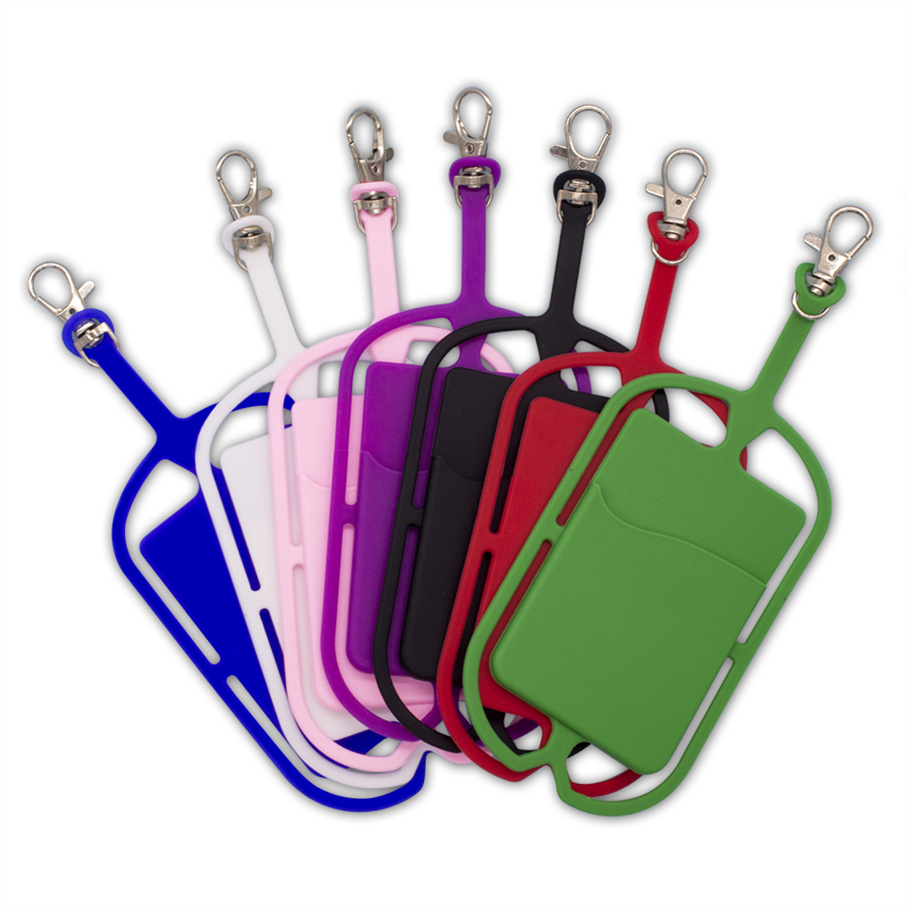 Silicone Lanyard Phone Holder & Wallet 3