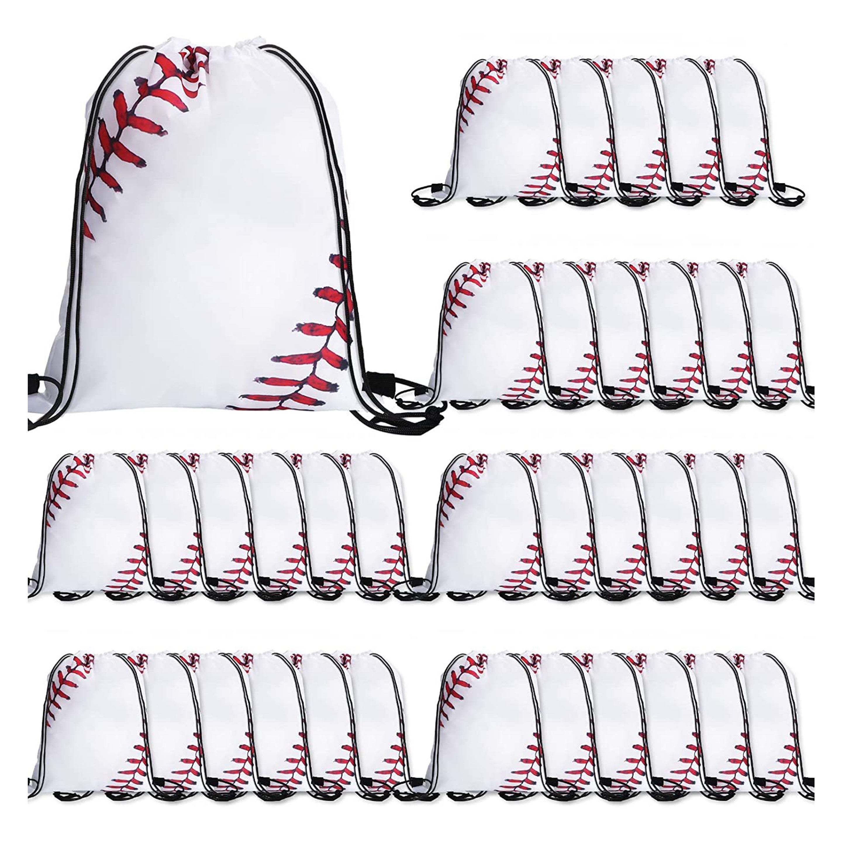 Softball Drawstring Bag (direct import) 2