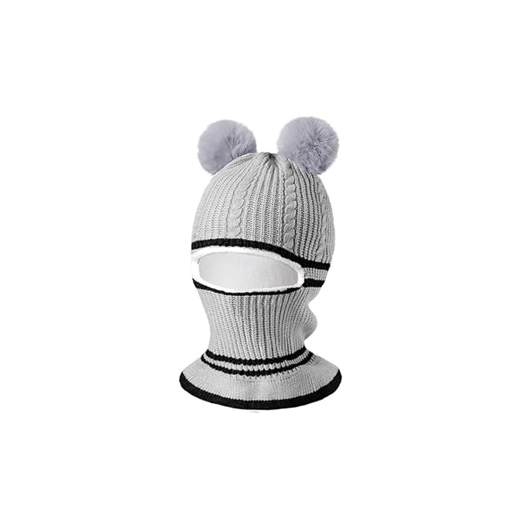 Kids Hood Winter Earflap Skull Cap 6