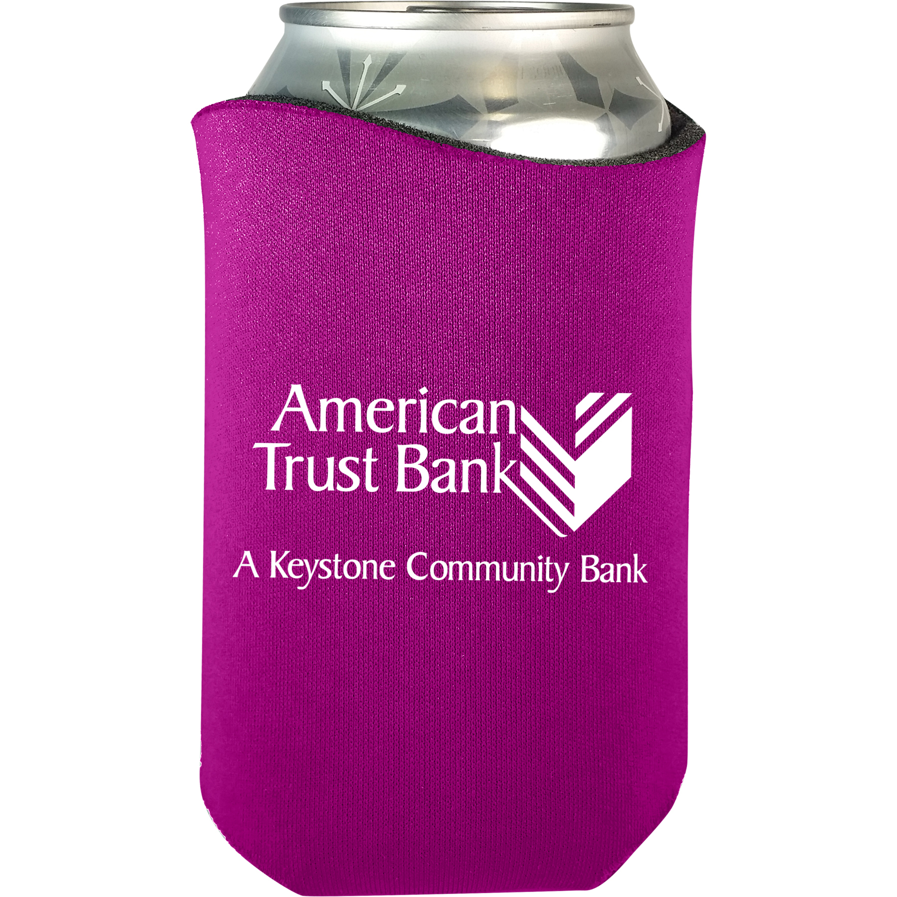 Curve Scuba can cooler, custom koozie with logo imprint 24