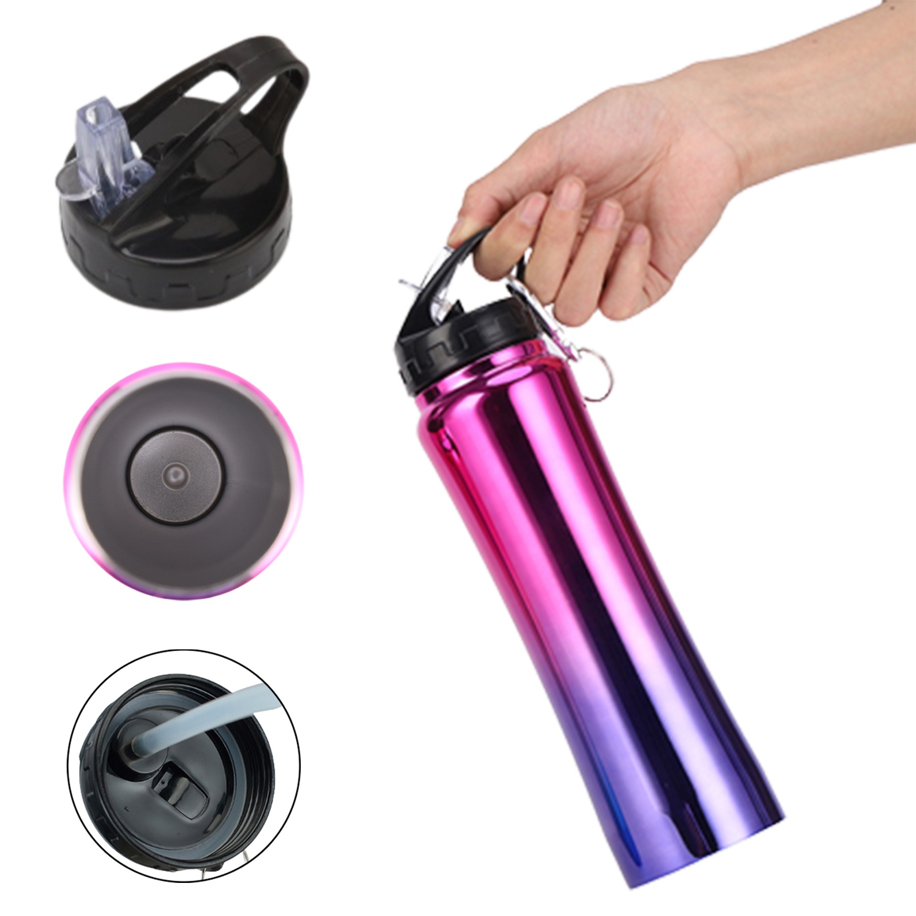 24Oz Gradient Sport Stainless Steel Bike Bottle 4