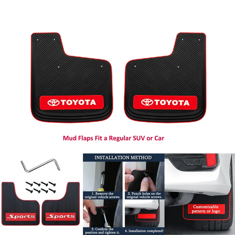 Universal Mud Flaps for SUV or Car -Option B 4