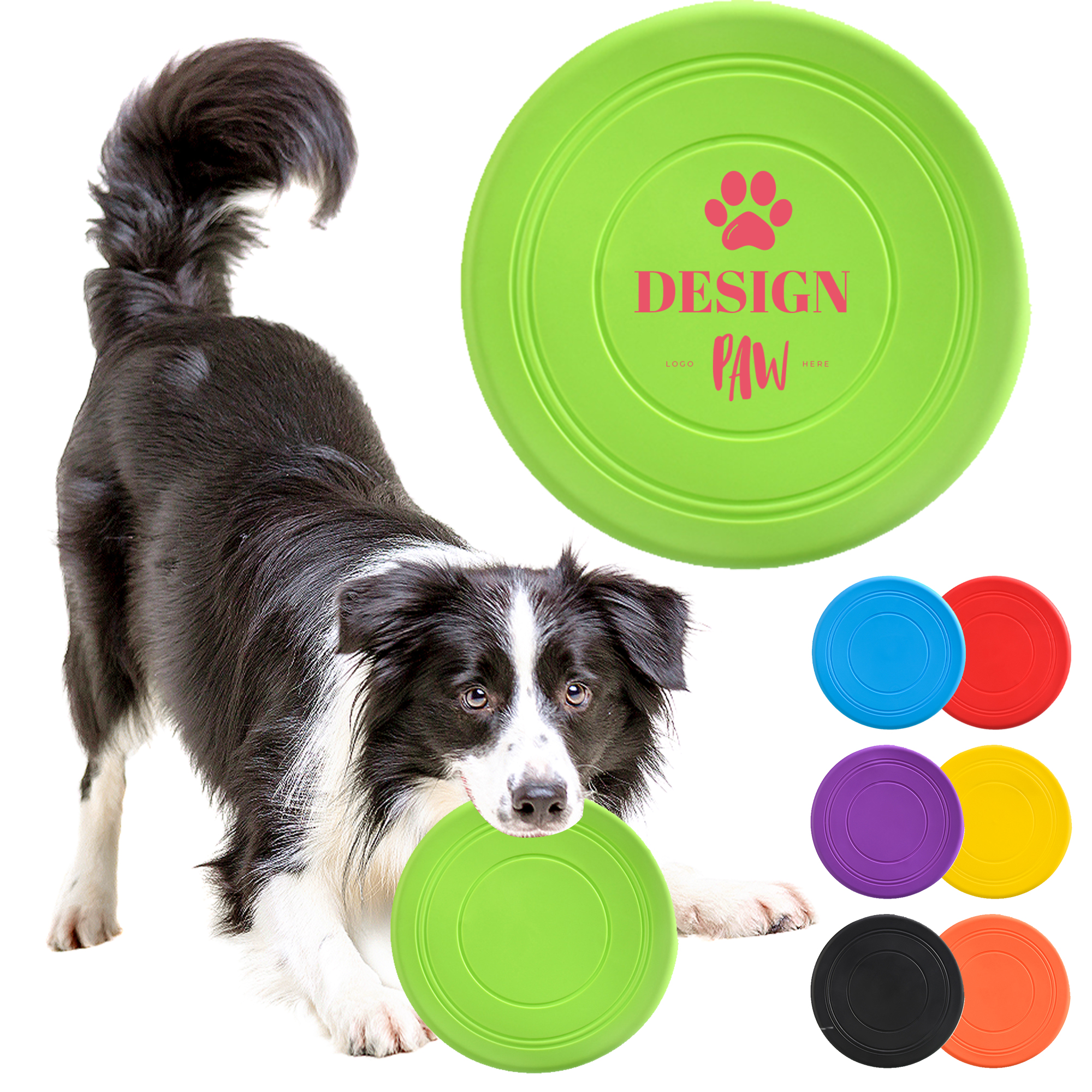 Soft Rubber Pet Flying Disc ?C Available in Multiple Colors 3