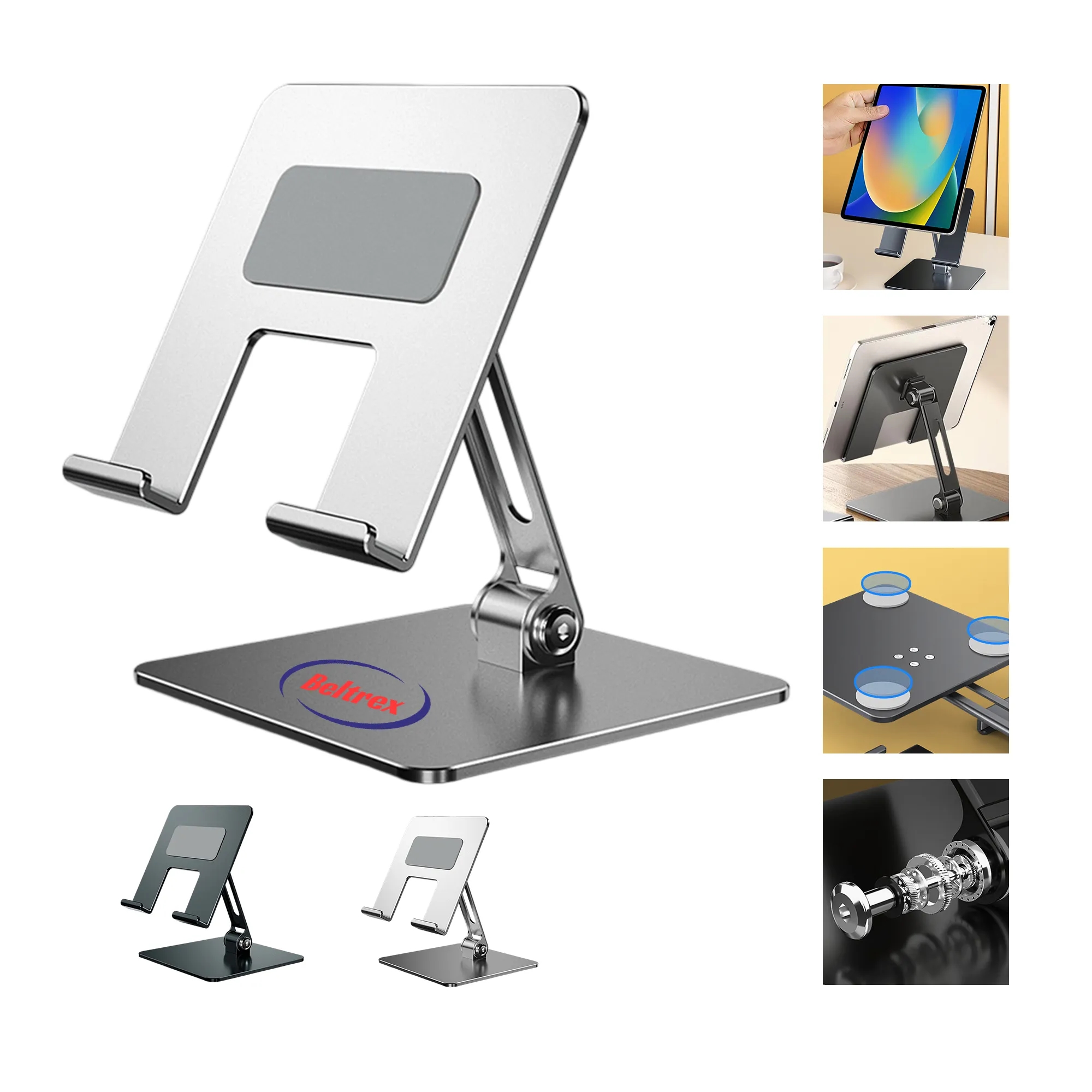 Adjustable Tablet Stand with Sturdy Carbon Steel 5