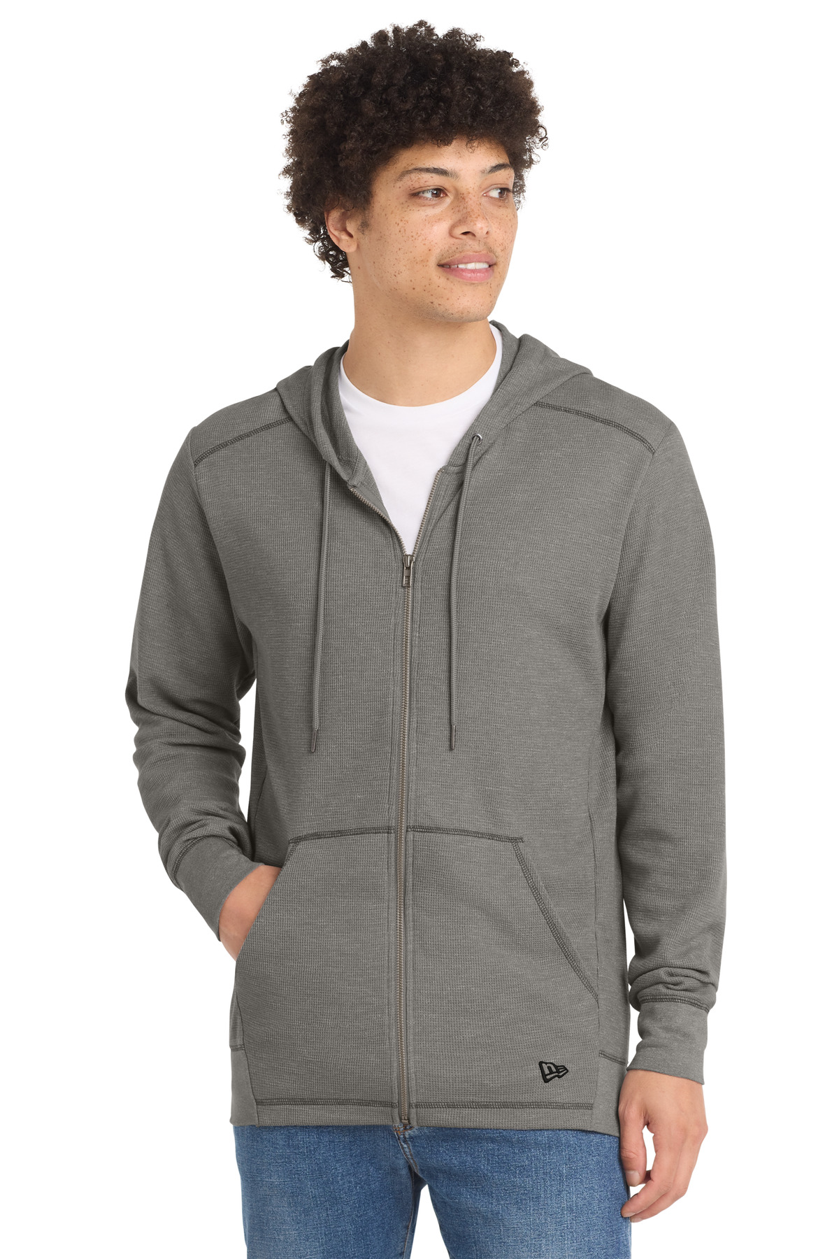 New Era Thermal Full-Zip Hoodie NEA141 16