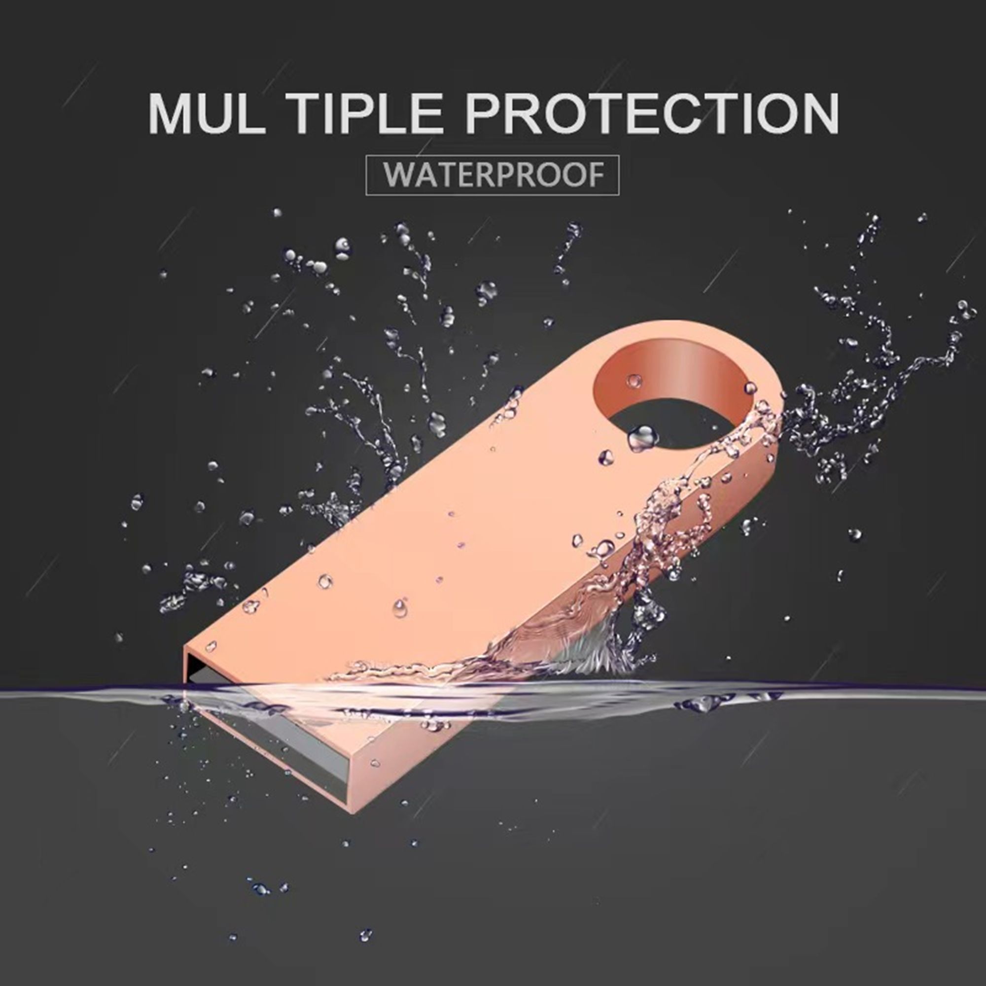 16GB Metal Flash Drive USB 2.0 4