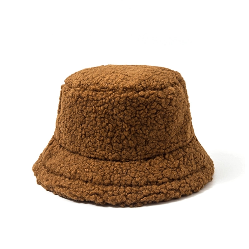 Lambs Wool Bucket Hat for Womens & Cute Girls 2