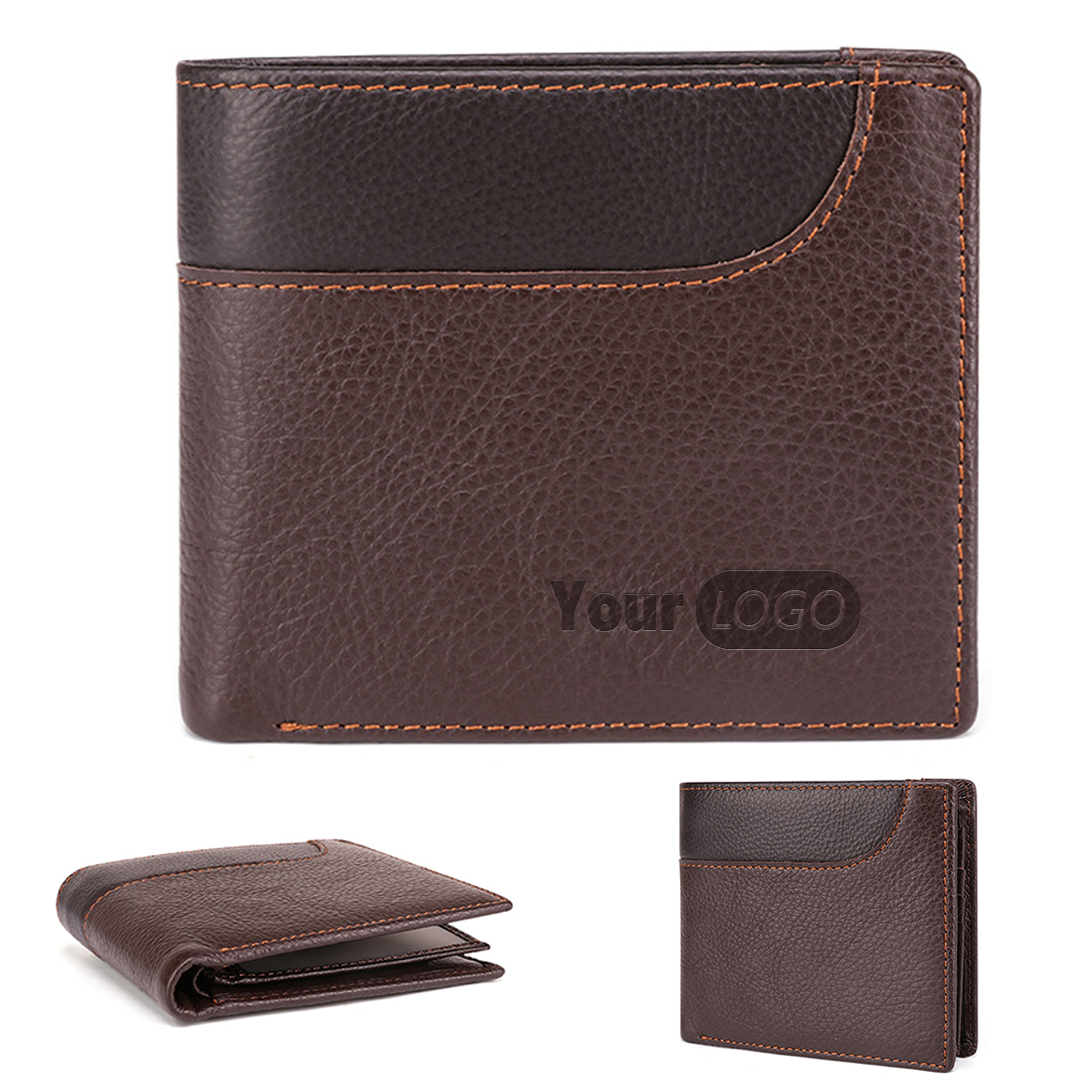 Cowhide Minimally Designed Multi Slot Zero Wallet 2