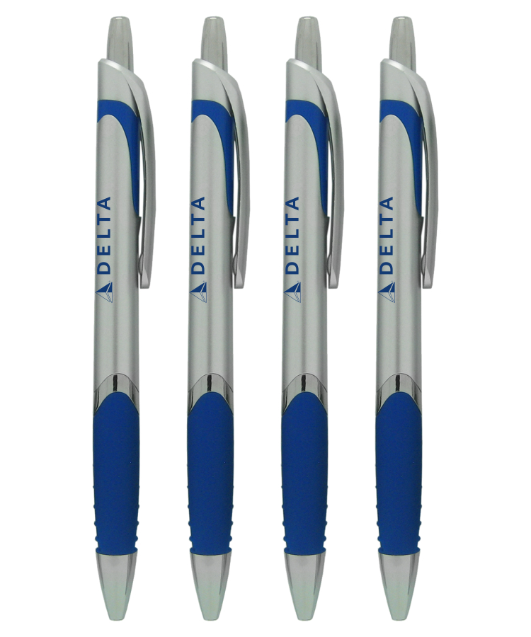 Sliver "Adventure" Metal-look Clicker Pen 1
