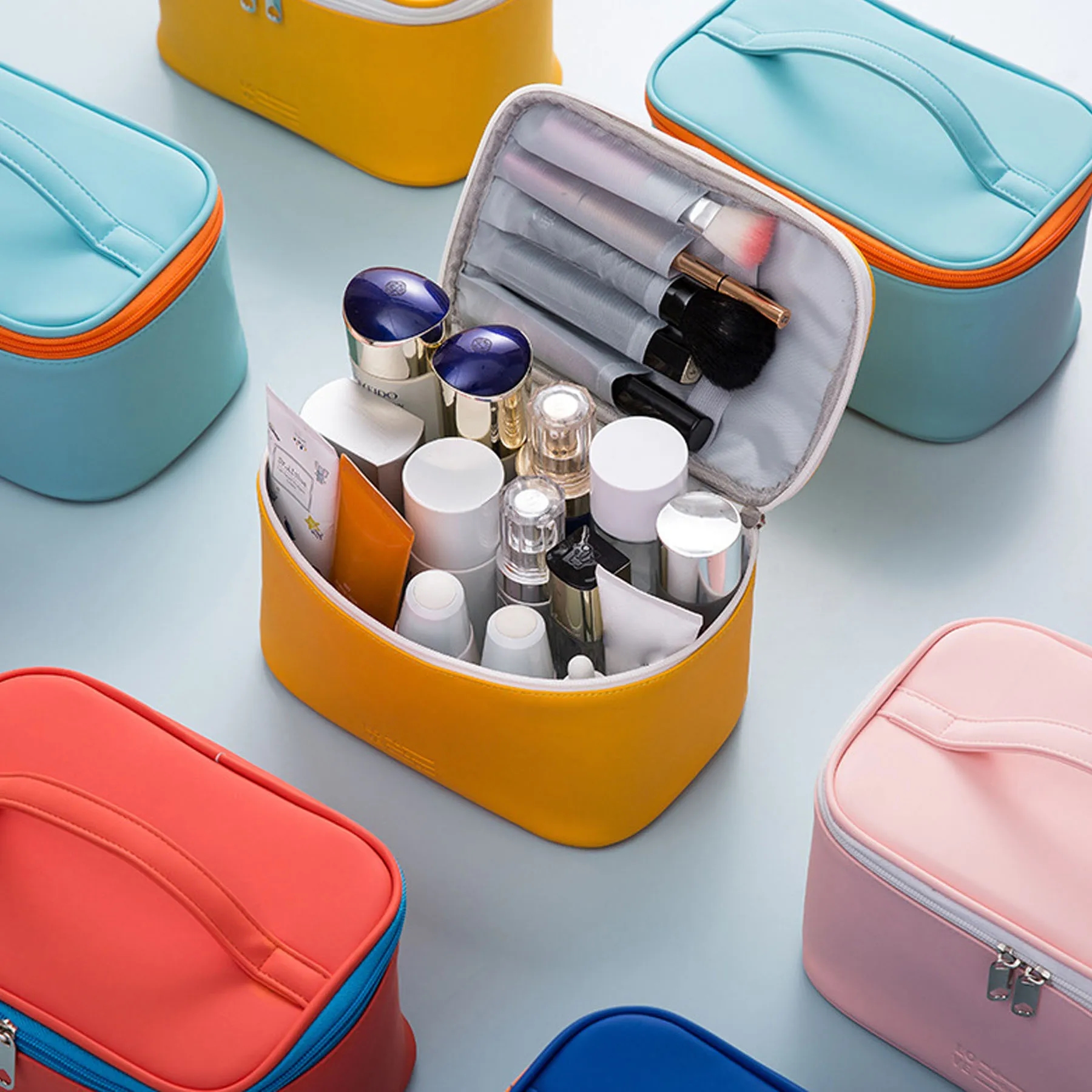 Pu Portable Cosmetic Bag 2