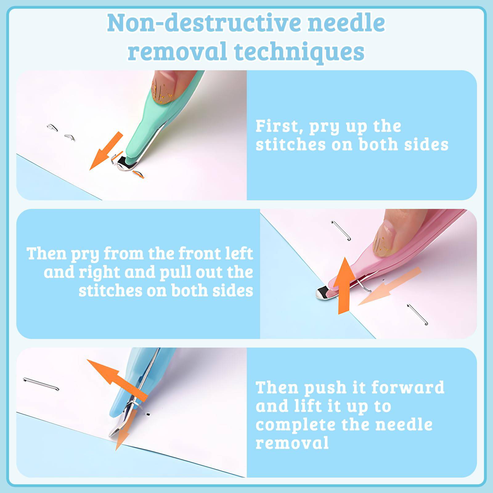 Pen Type Needle Office Nail Puller Staple Remover Tool 9